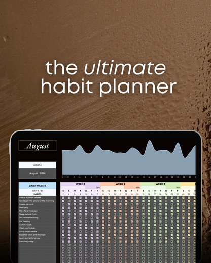 the ultimate habit planner