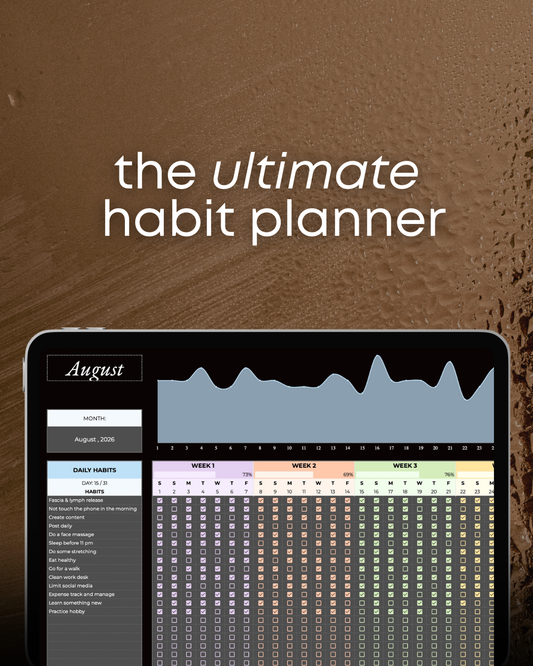 the ultimate habit planner