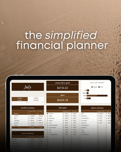 the simplified financial planner