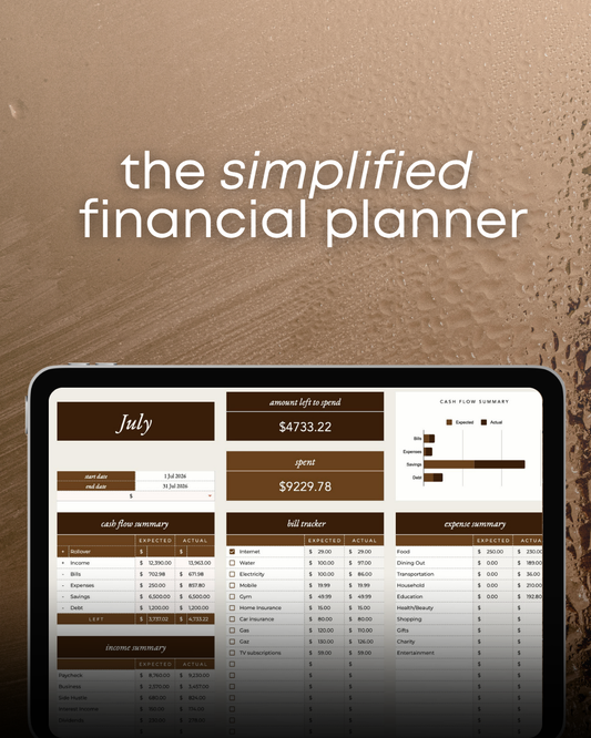 the simplified financial planner